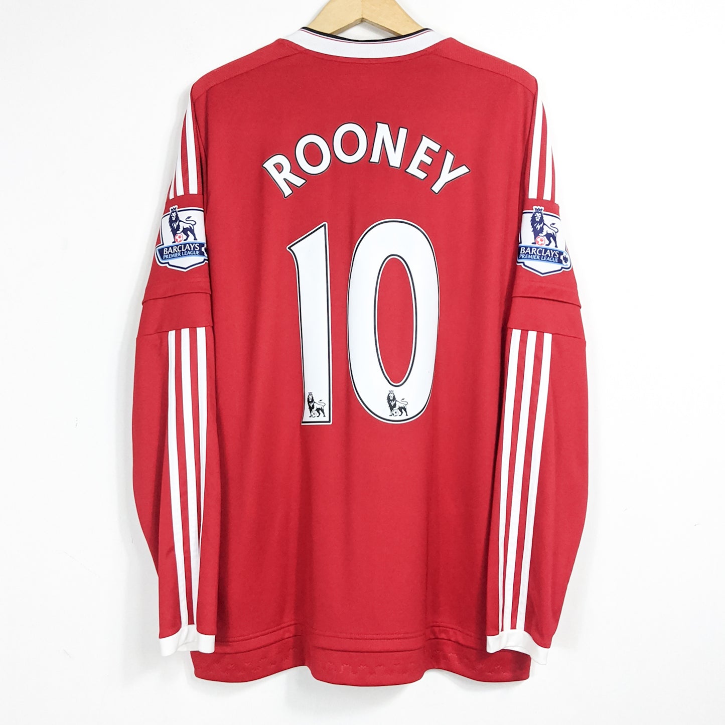 Original Manchester United 2015/16 Home - Rooney #10 Size XL (Long sleeve) (Bnwt)