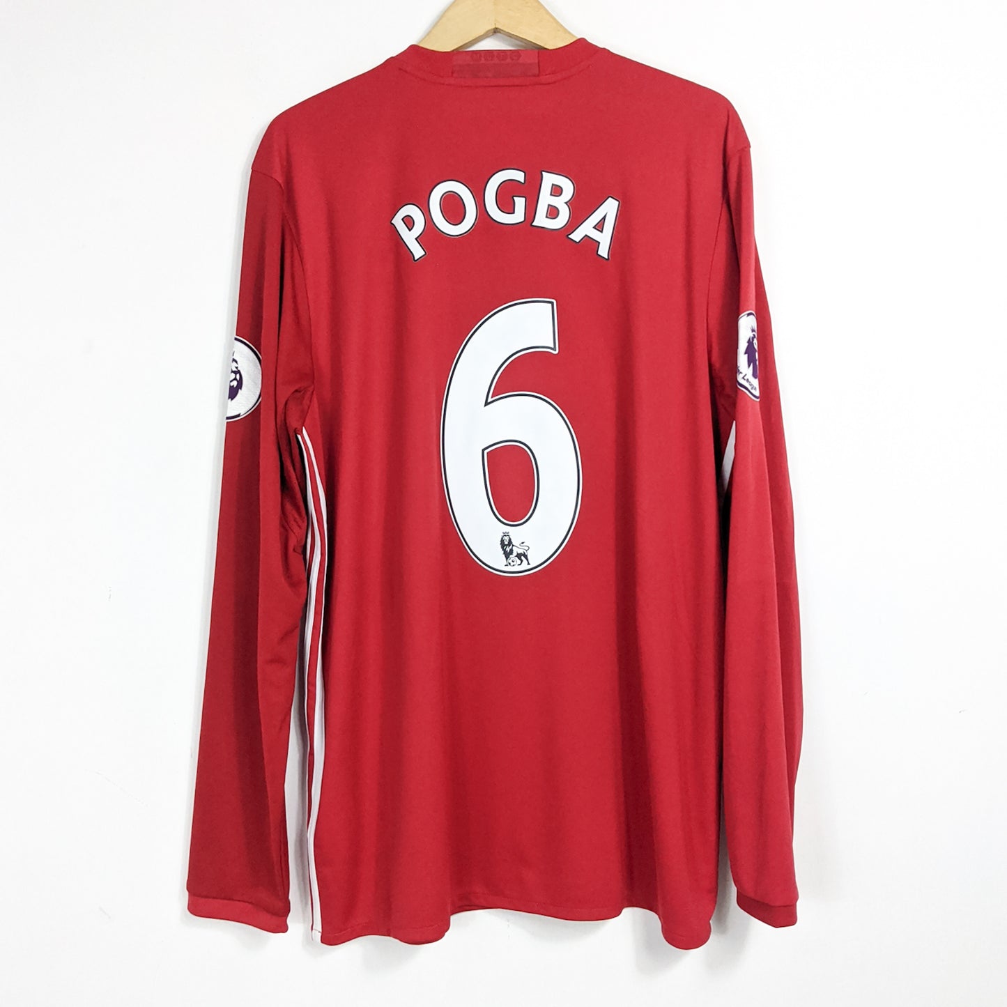 Original Manchester United 2016/17 Home - Pogba #6 Size XL (Long sleeve) (Bnwt)
