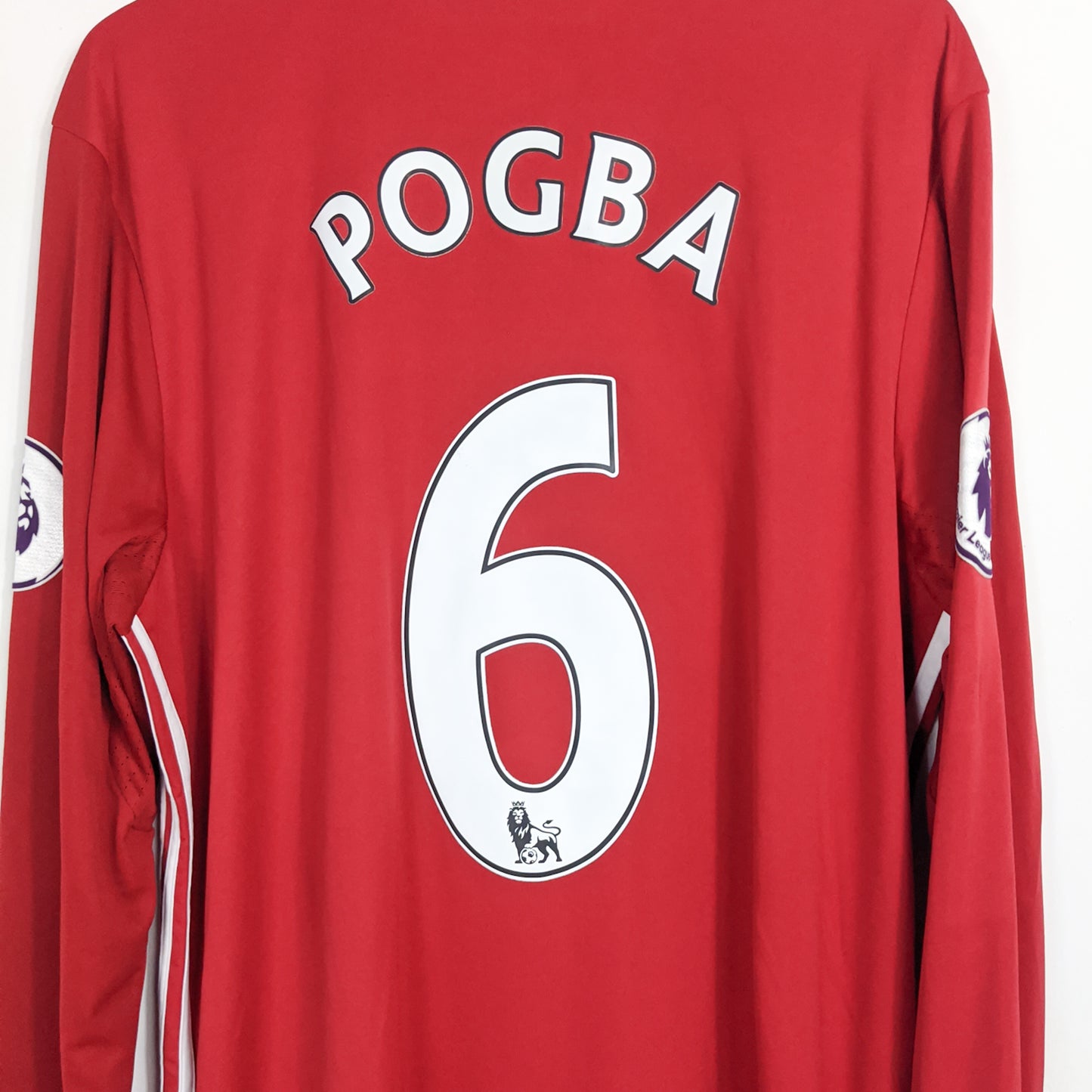 Original Manchester United 2016/17 Home - Pogba #6 Size XL (Long sleeve) (Bnwt)