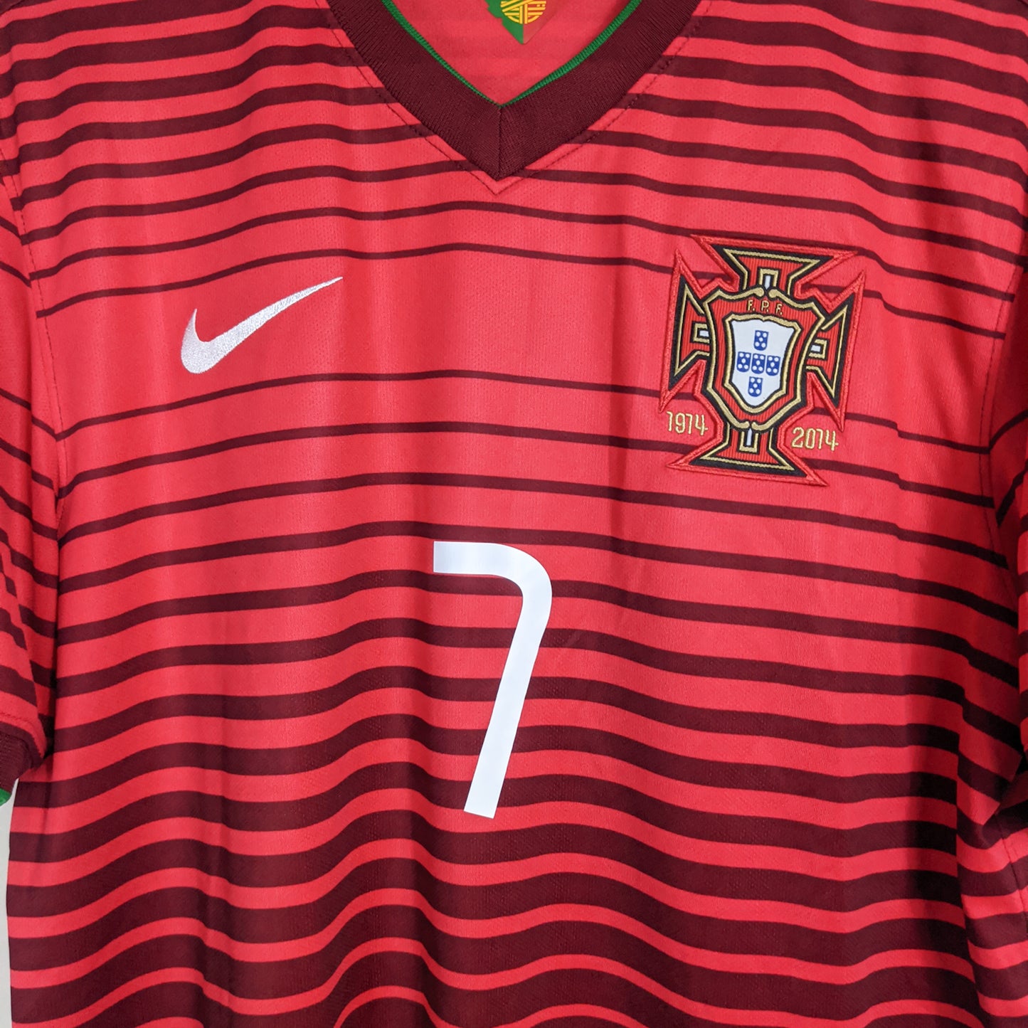 Original Portugal 2014 Home - Ronaldo #7 Size M