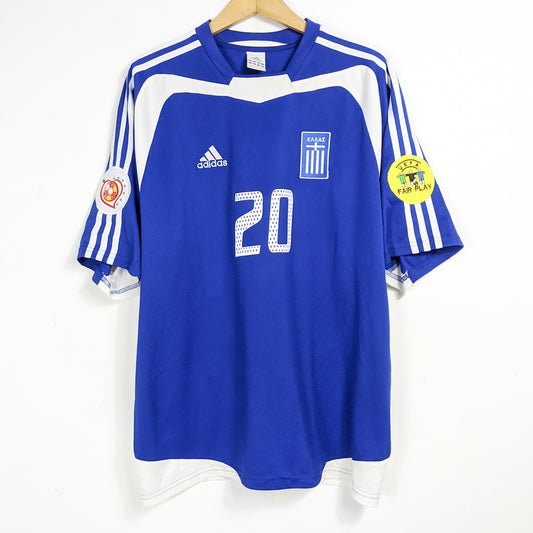 Original Greece 2004 Home - Karagounis #20 Size XL