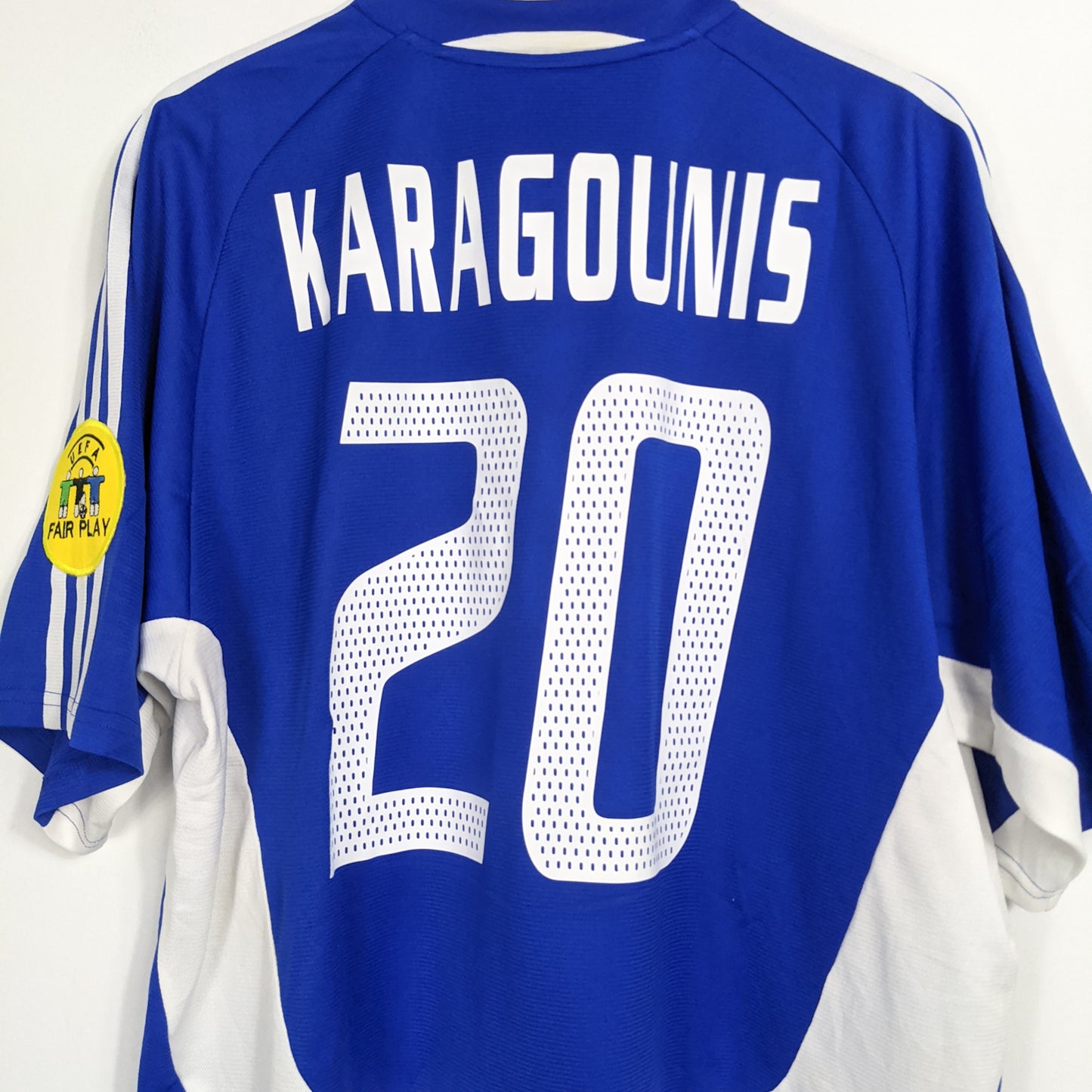 Original Greece 2004 Home - Karagounis #20 Size XL