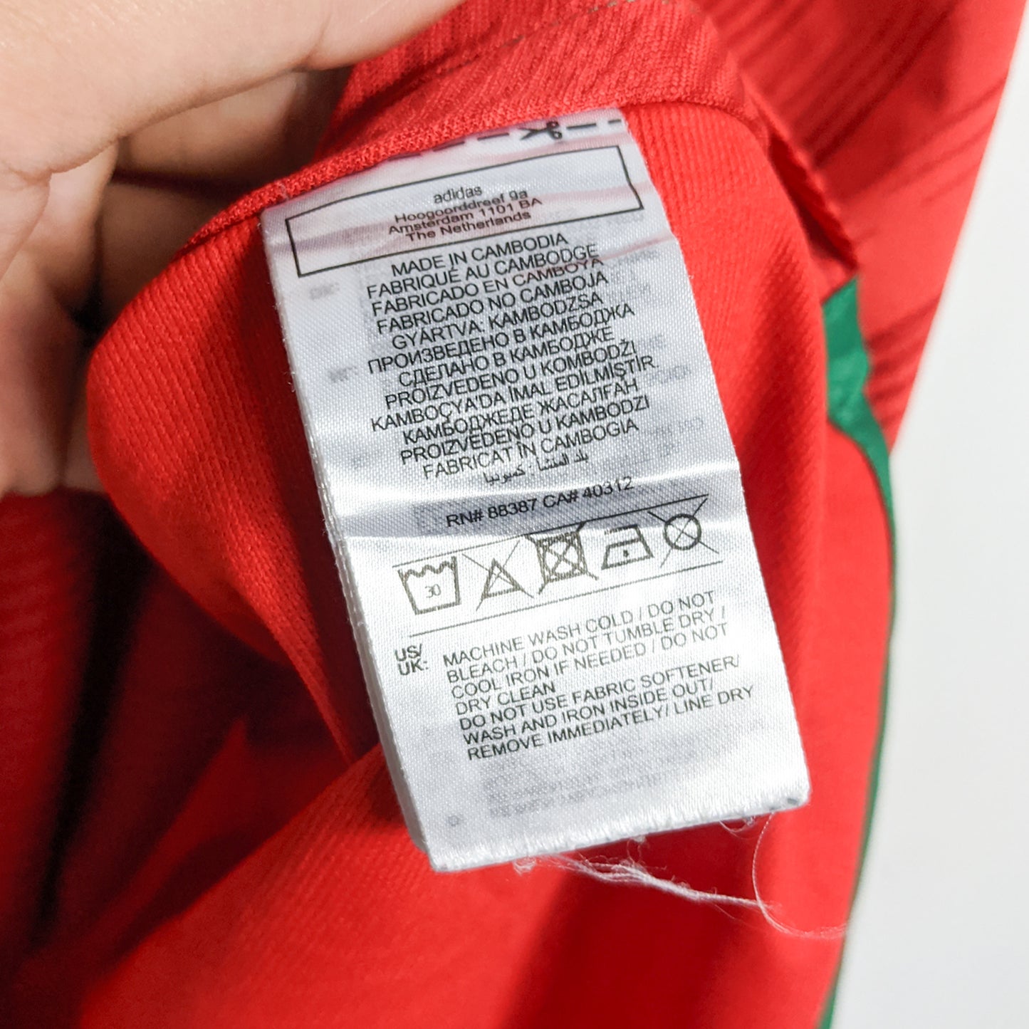 Original Wales 2022 Home - Bale #11 Size M (Mdt)