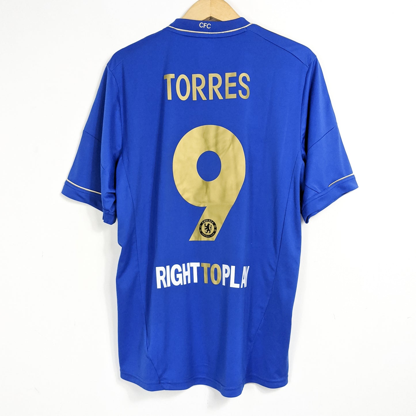 Original Chelsea 2012/13 Home - Torres #9 Size L