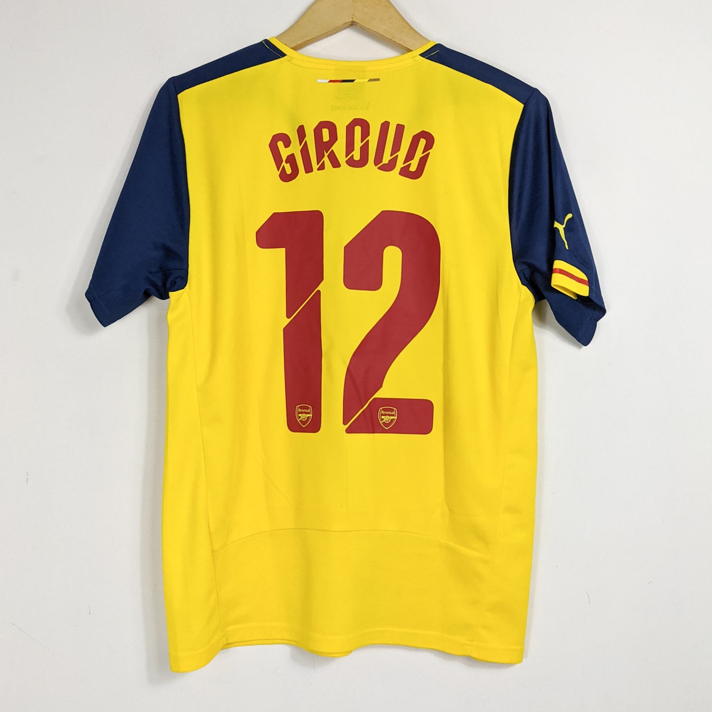 Original Arsenal 2014/15 Away - Giroud #12 Size S (Mdt)