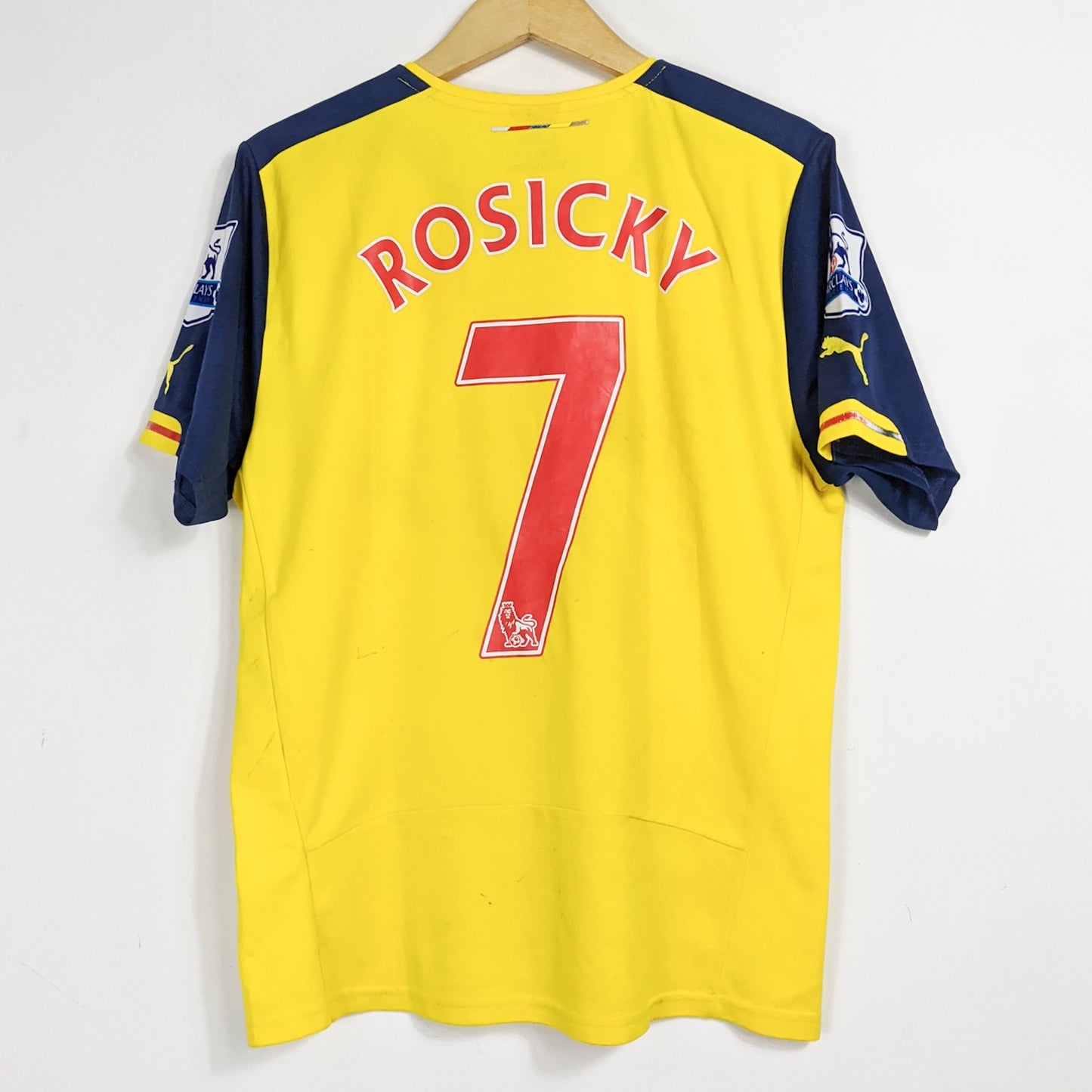 Original Arsenal 2014/15 Away - Rosicky #7 Size M