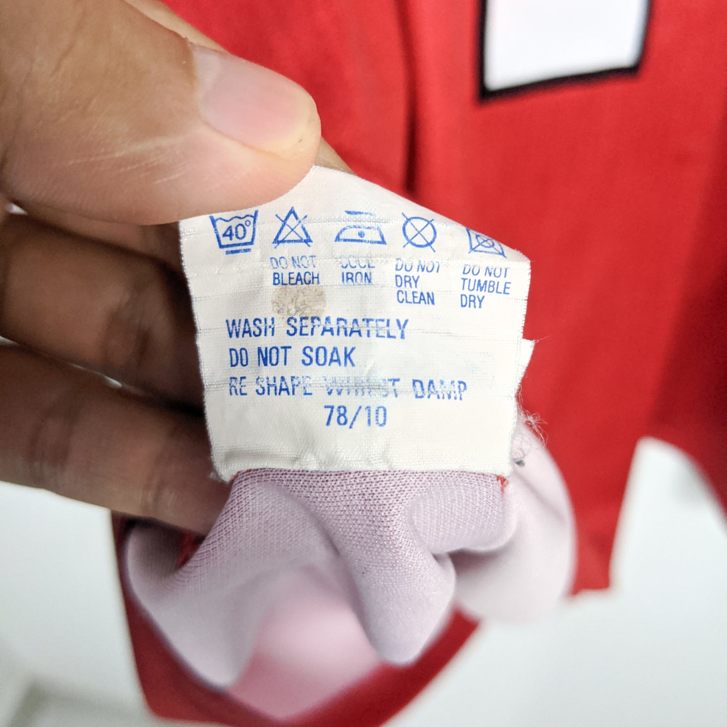 Original Manchester United 1996/98 Home - Cantona #7 Size XXL