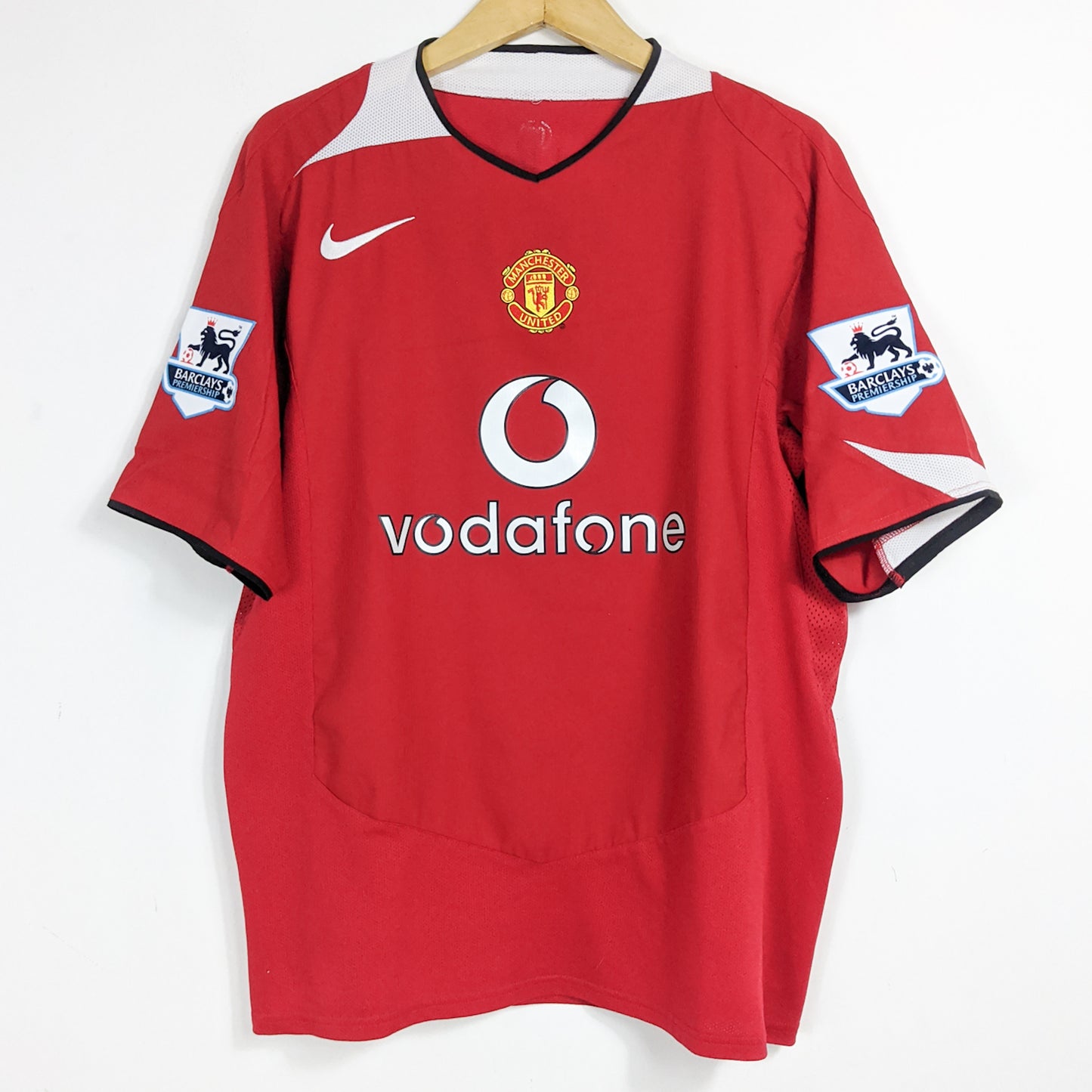 Original Manchester United 2004/06 Home - J.S Park #13 Size L