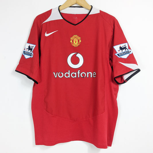 Original Manchester United 2004/06 Home - J.S Park #13 Size L