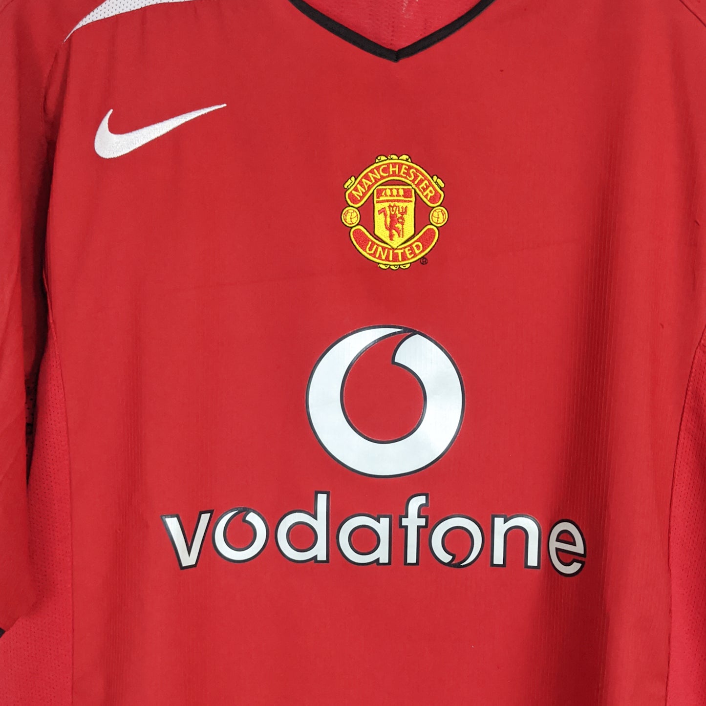 Original Manchester United 2004/06 Home - J.S Park #13 Size L