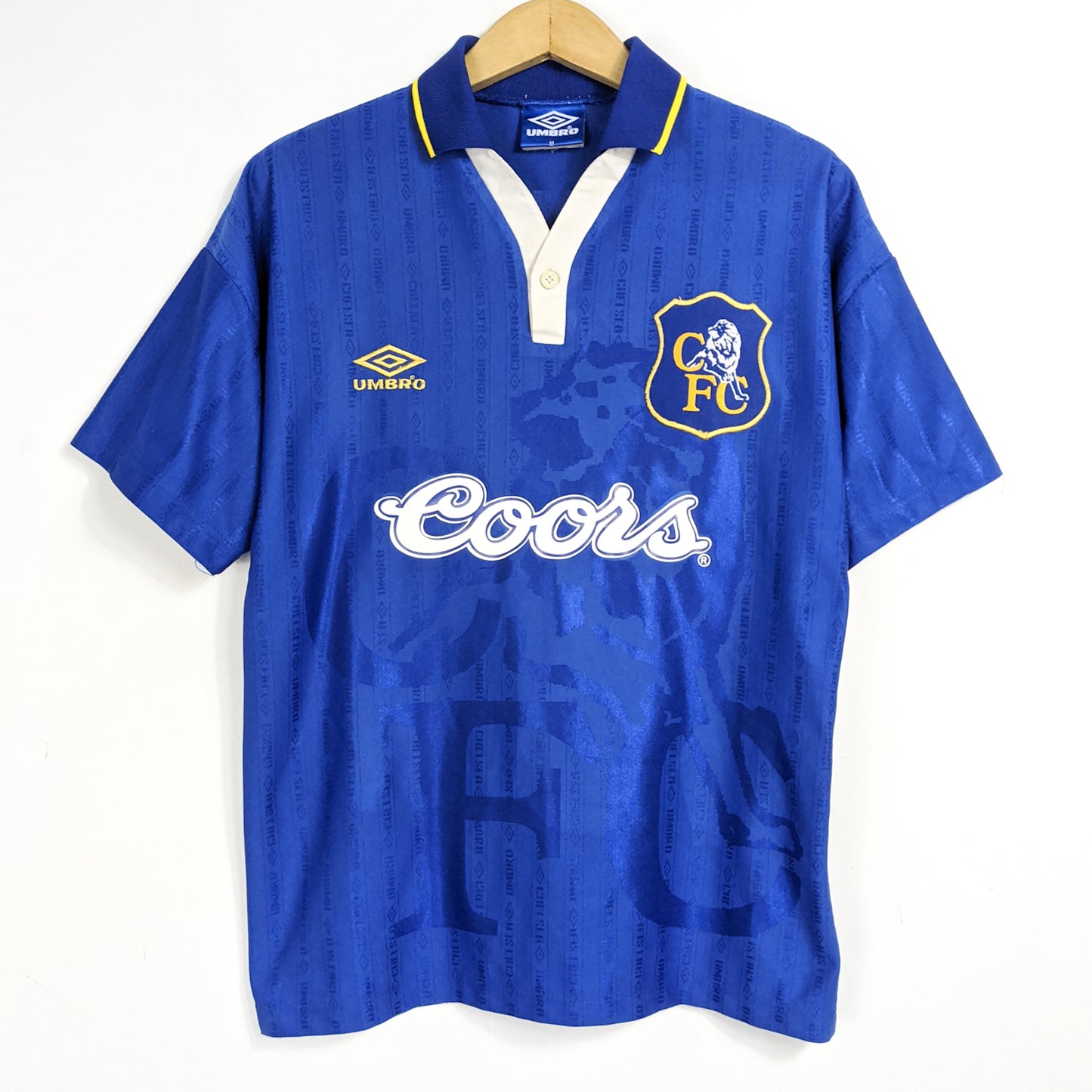 Original Chelsea 1995/97 Home - Zola #25 Size M