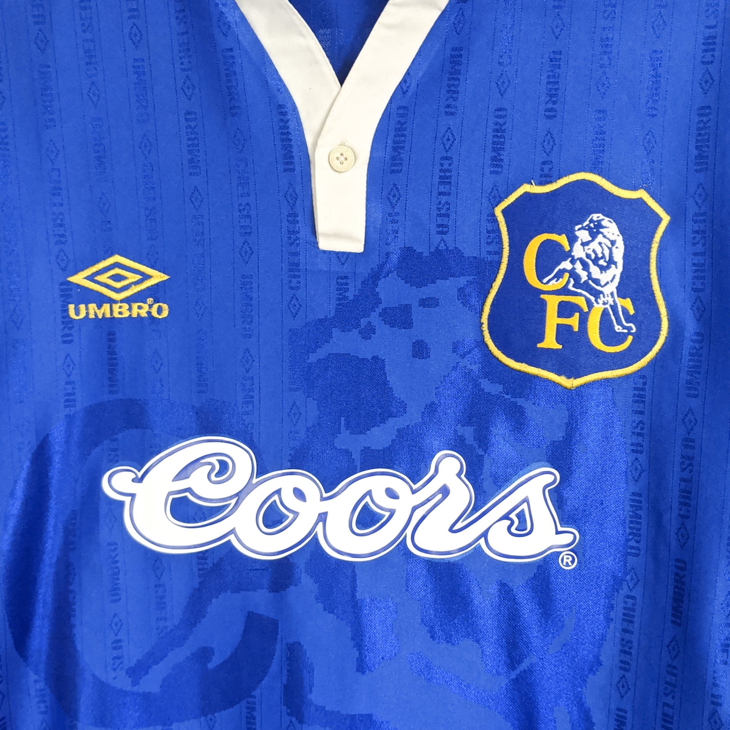 Original Chelsea 1995/97 Home - Zola #25 Size M