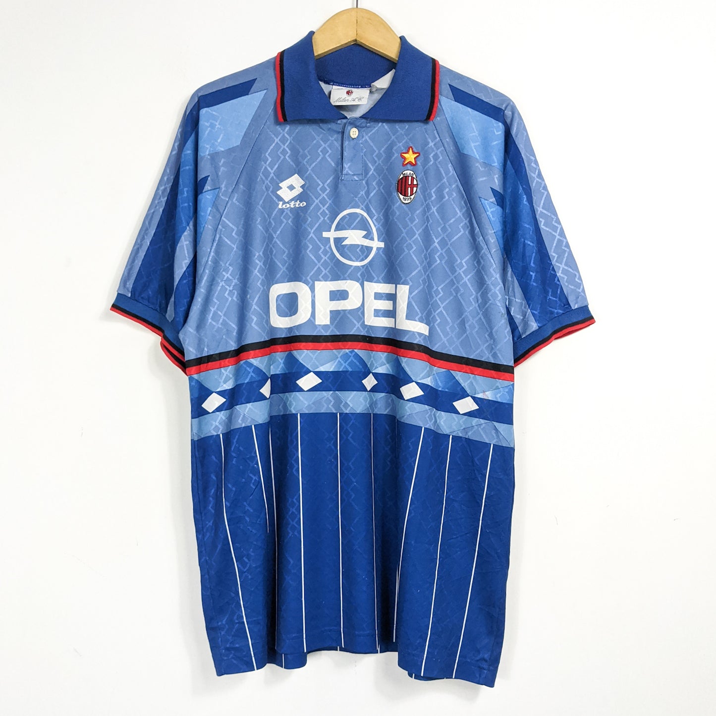 Original AC Milan 1995/96 Fourth - Maldini #3 Size XL