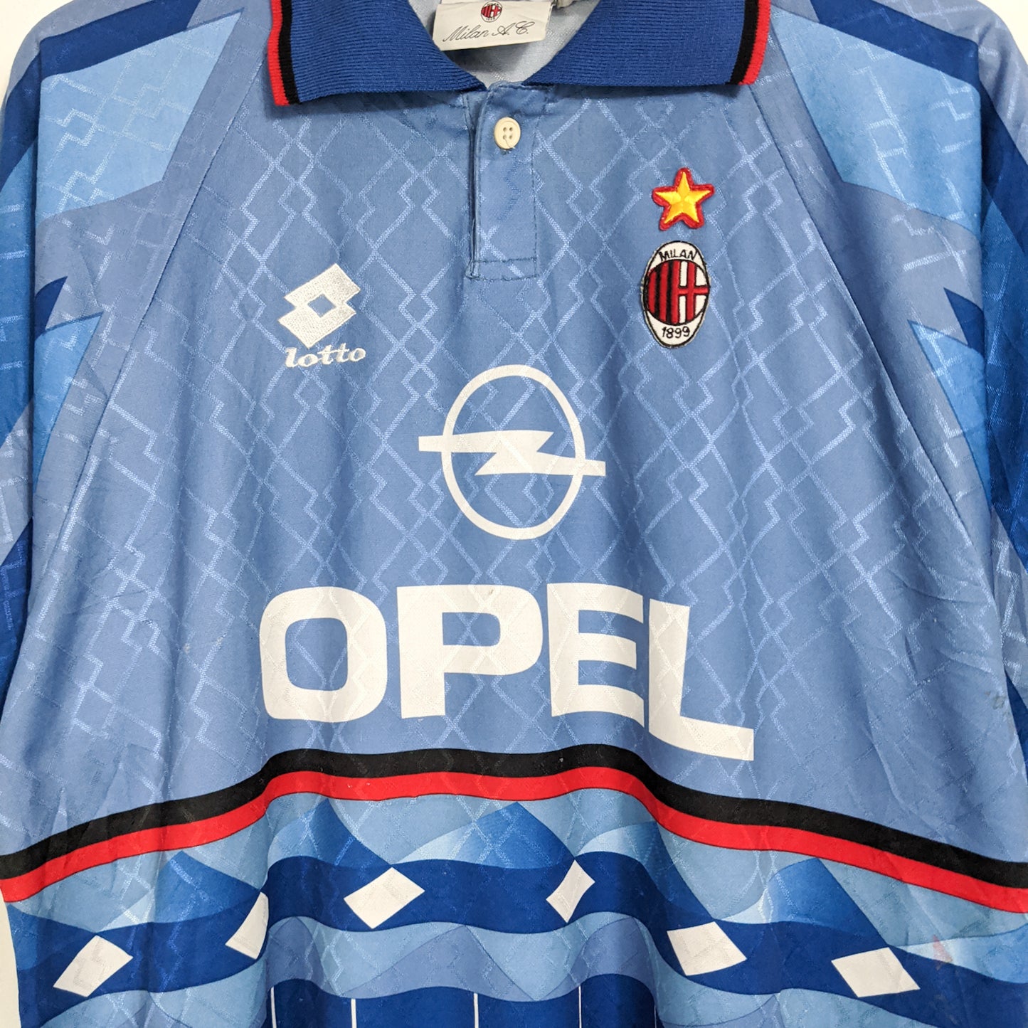 Original AC Milan 1995/96 Fourth - Maldini #3 Size XL