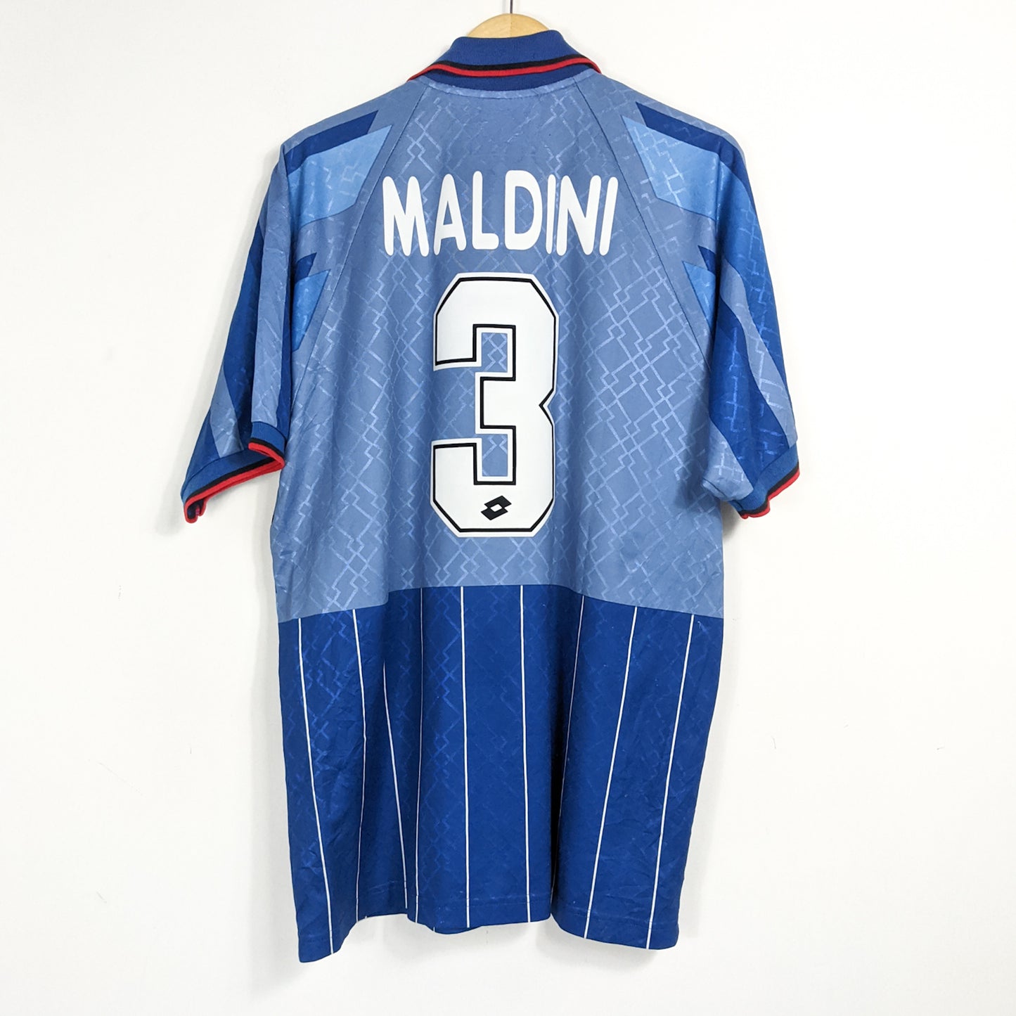 Original AC Milan 1995/96 Fourth - Maldini #3 Size XL