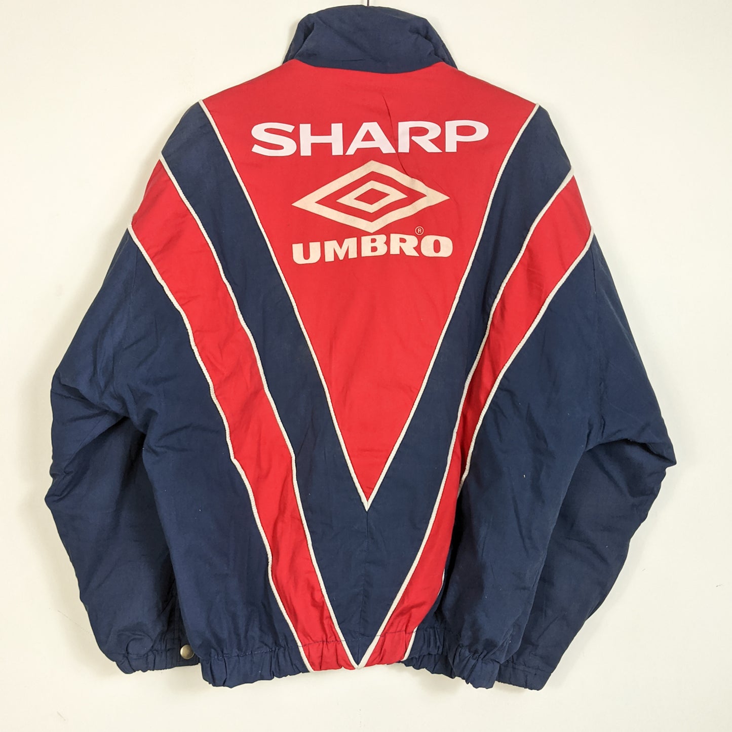 Original Manchester United 1992/93 Padded Bench Coat - Size M