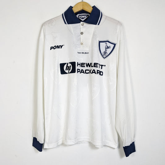 Original Tottenham 1995/97 Home - Anderton #9 Size L (Long sleeve)