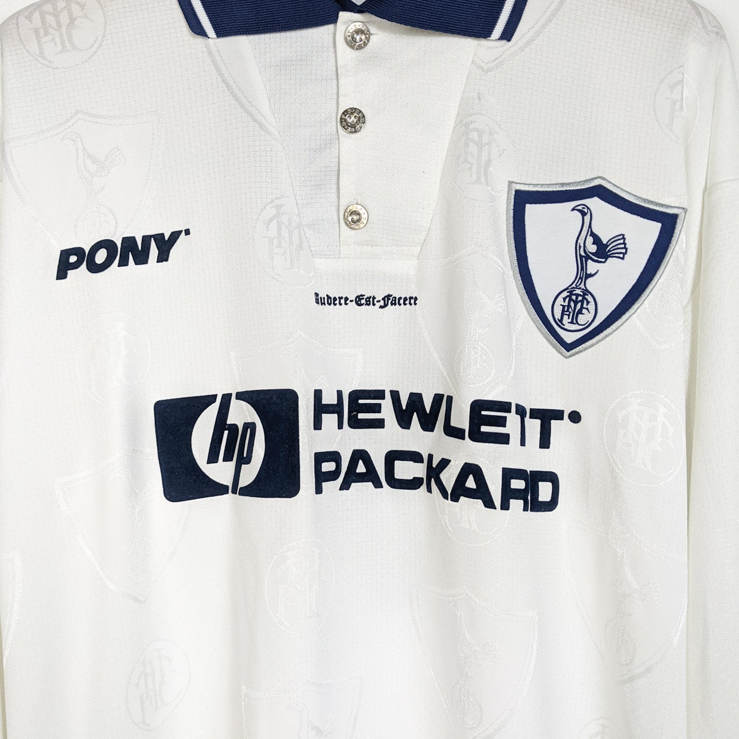 Original Tottenham 1995/97 Home - Anderton #9 Size L (Long sleeve)