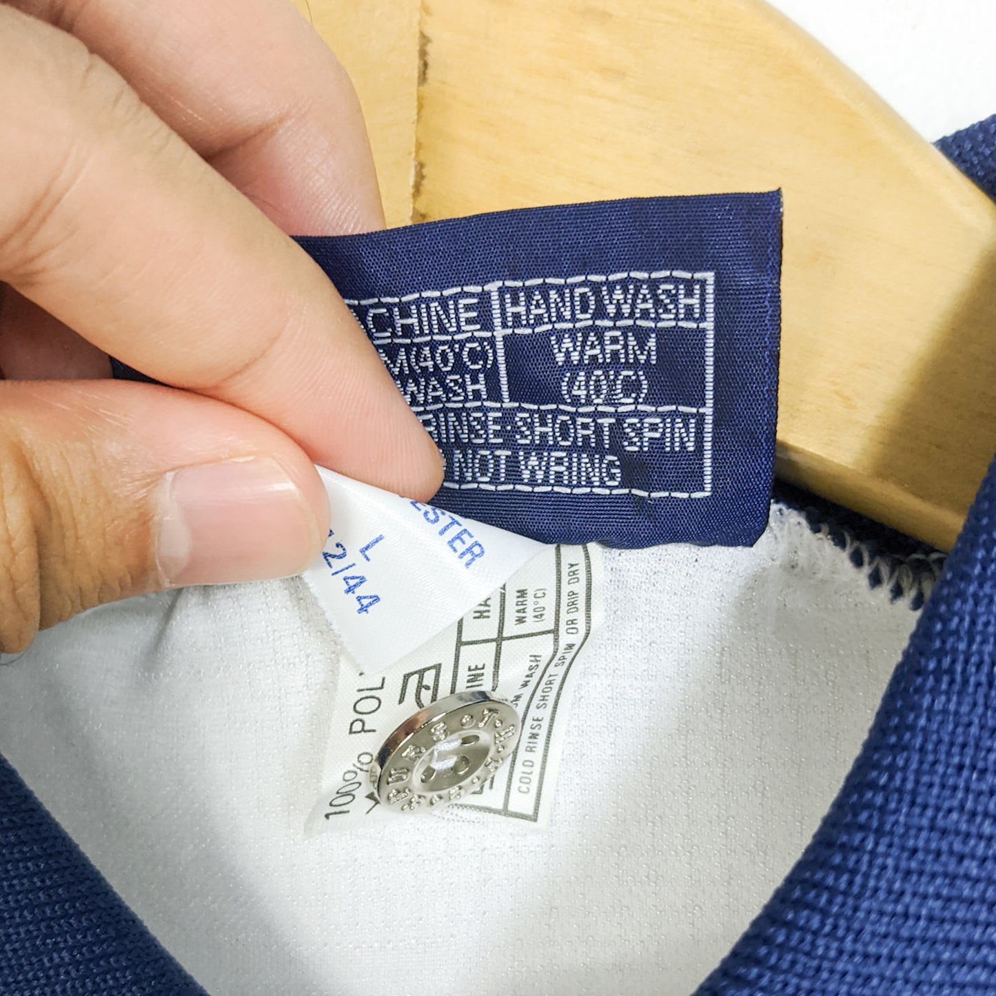 Original Tottenham 1995/97 Home - Anderton #9 Size L (Long sleeve)