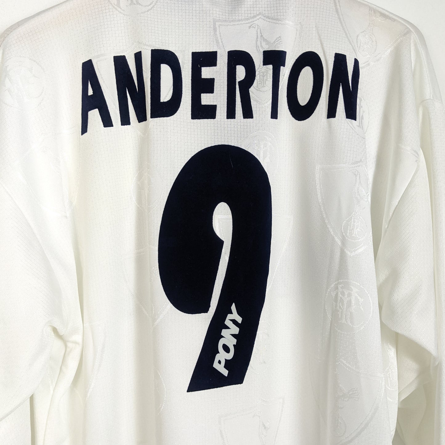 Original Tottenham 1995/97 Home - Anderton #9 Size L (Long sleeve)