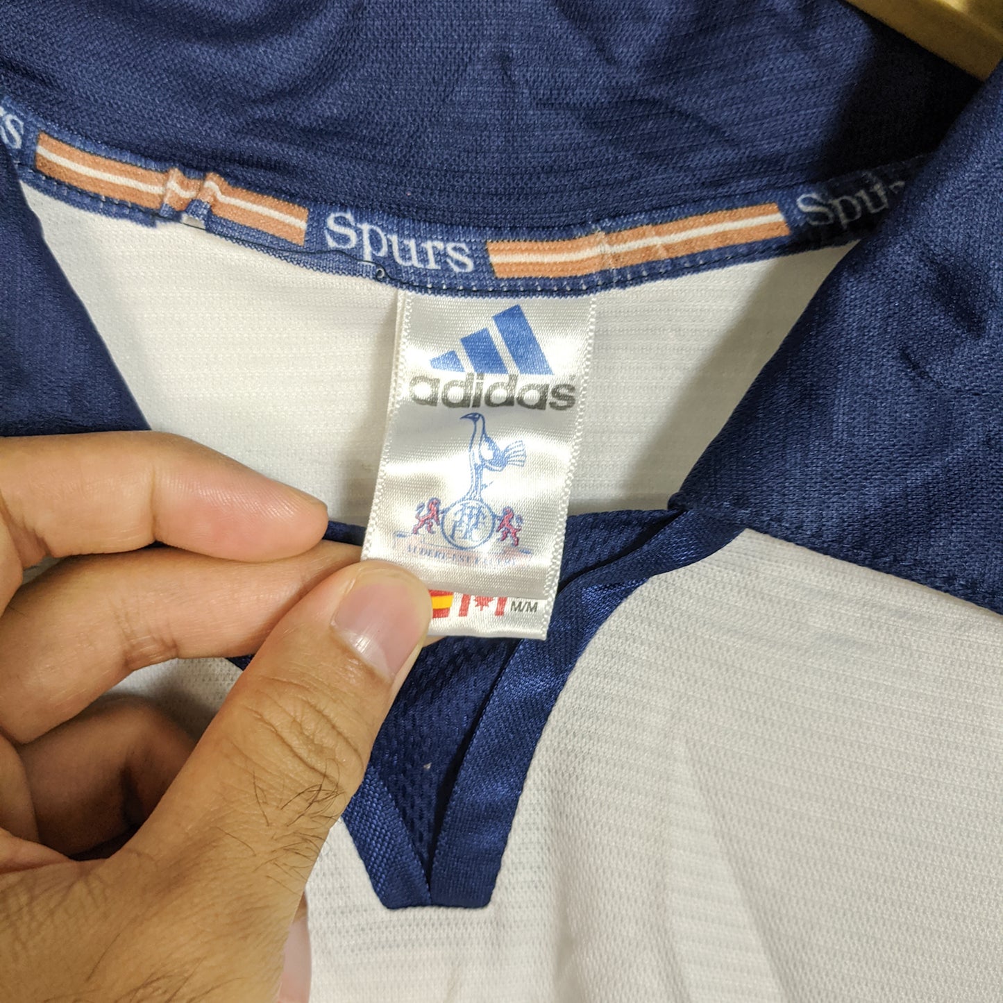 Original Tottenham 1999/00 Home - Anderton #7 Size M (Long sleeve)