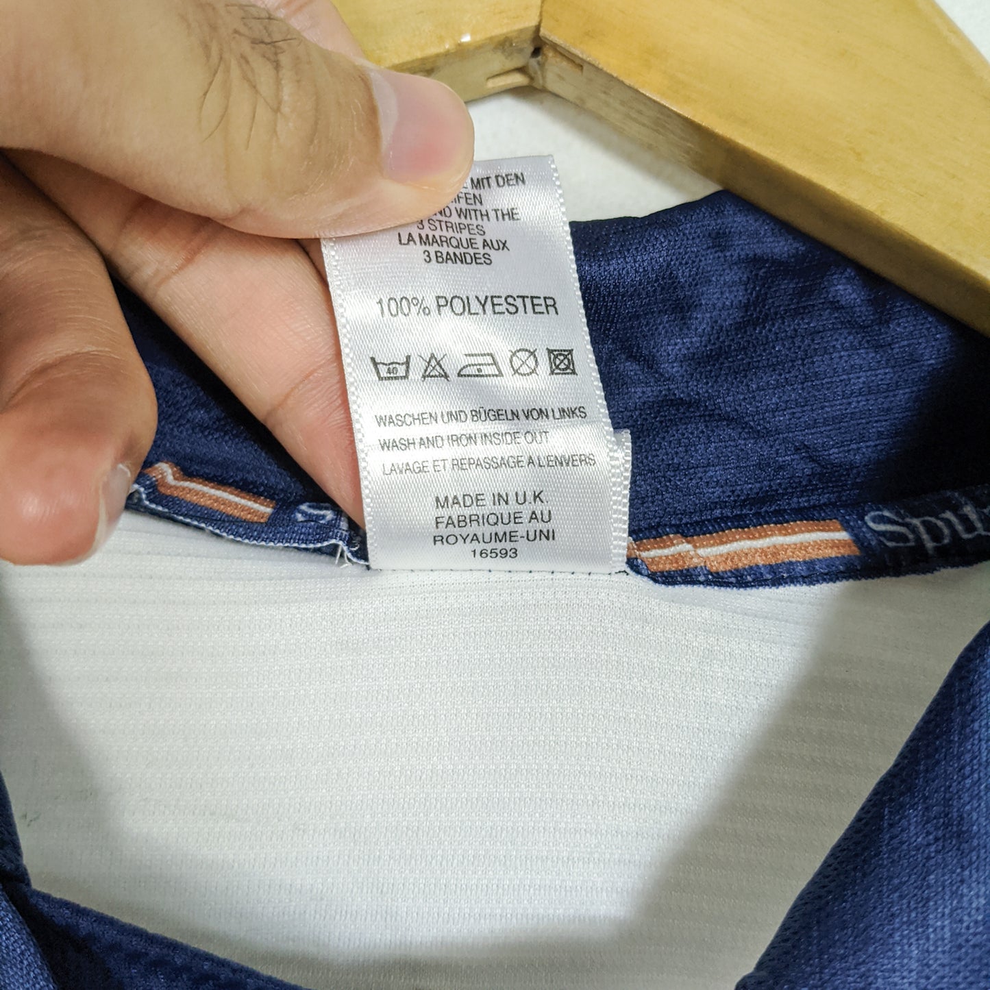 Original Tottenham 1999/00 Home - Anderton #7 Size M (Long sleeve)