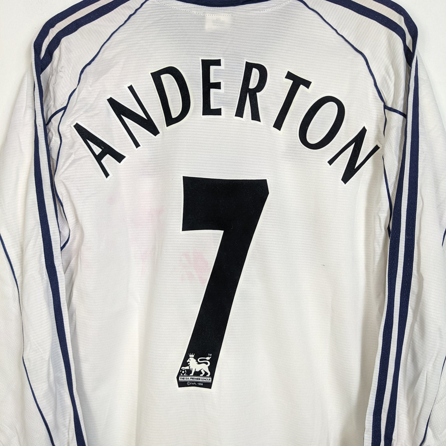 Original Tottenham 1999/00 Home - Anderton #7 Size M (Long sleeve)