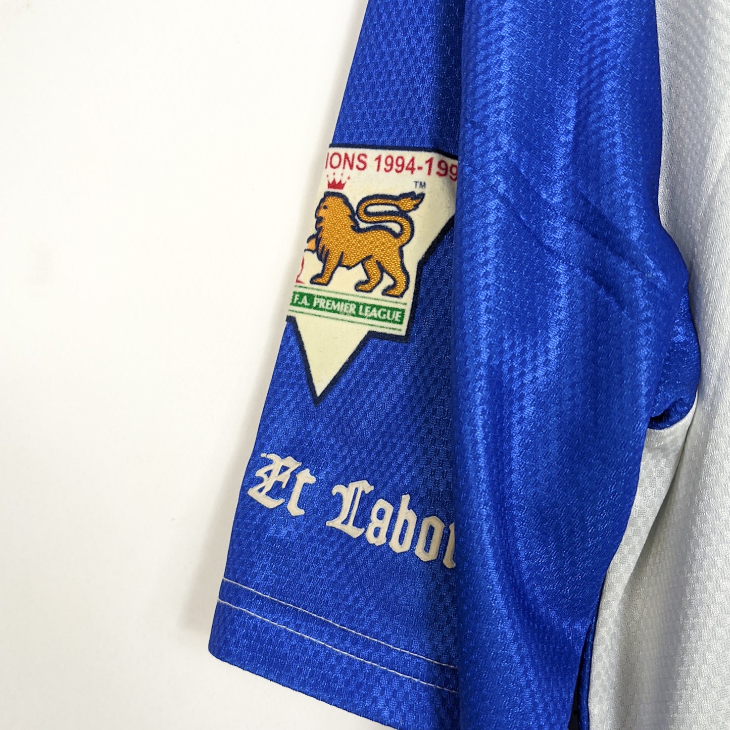 Original Blackburn Rovers 1995/96 Home - Shearer #9 Size L