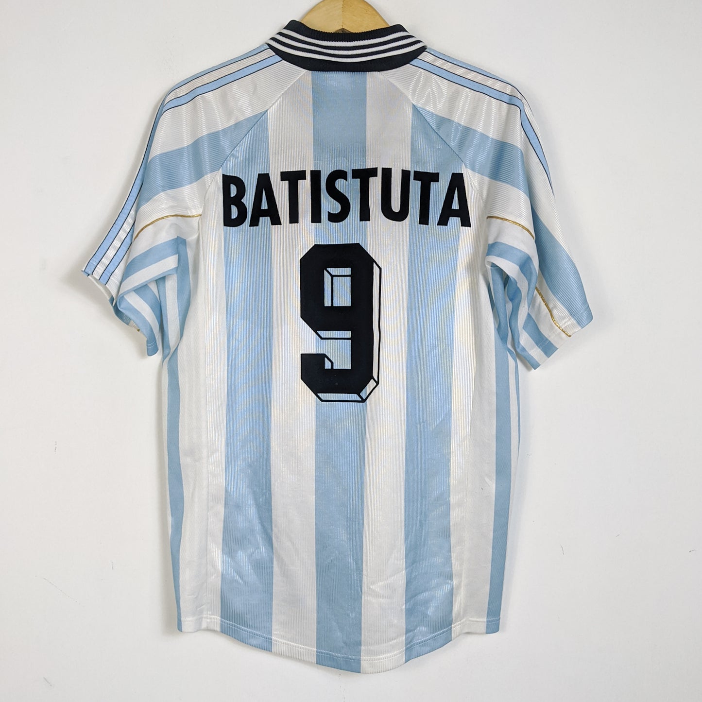 Original Argentina 1998 Home - Gabriel Batistuta #9 Size S