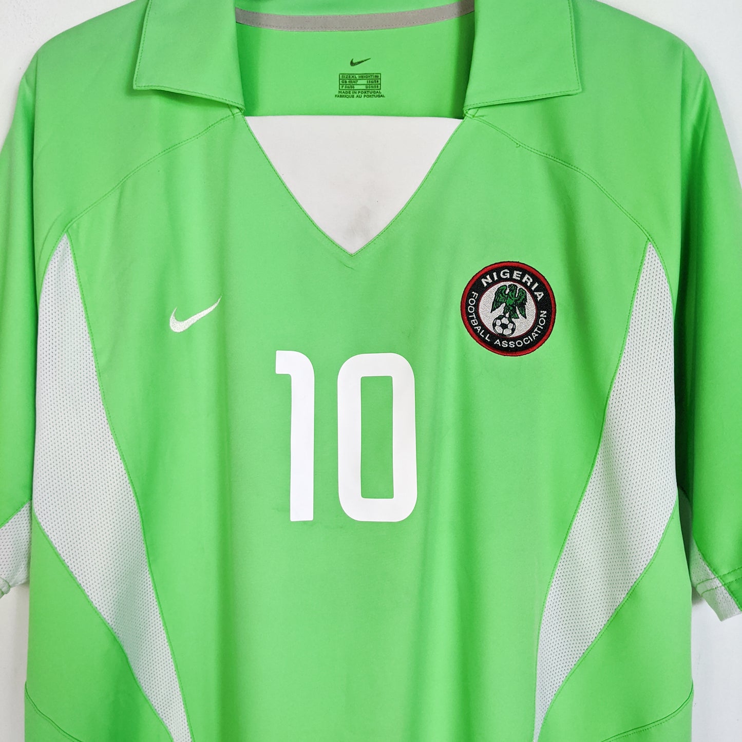 Original Nigeria 2002/04 Home - Jay Jay Okocha #10 Size XL