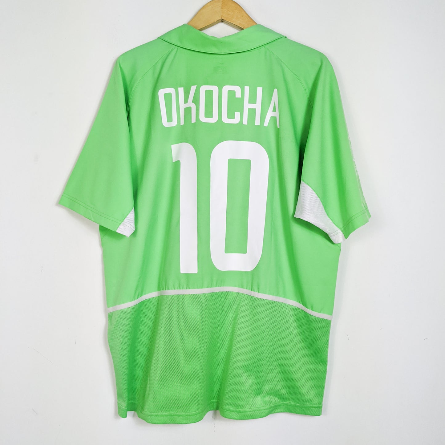 Original Nigeria 2002/04 Home - Jay Jay Okocha #10 Size XL