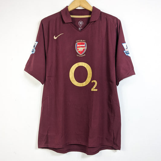 Original Arsenal 2005/06 Home - Henry #14 Size L