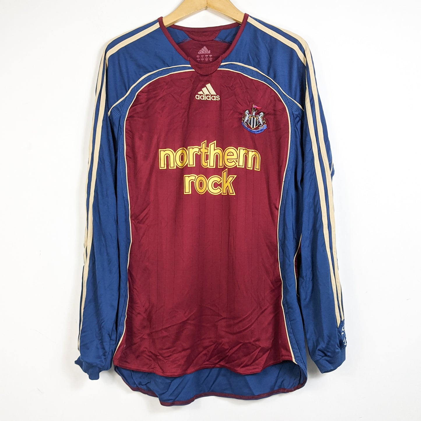 Original Newcastle United 2006/07 Away - Solano #4 Size L (Long sleeve)