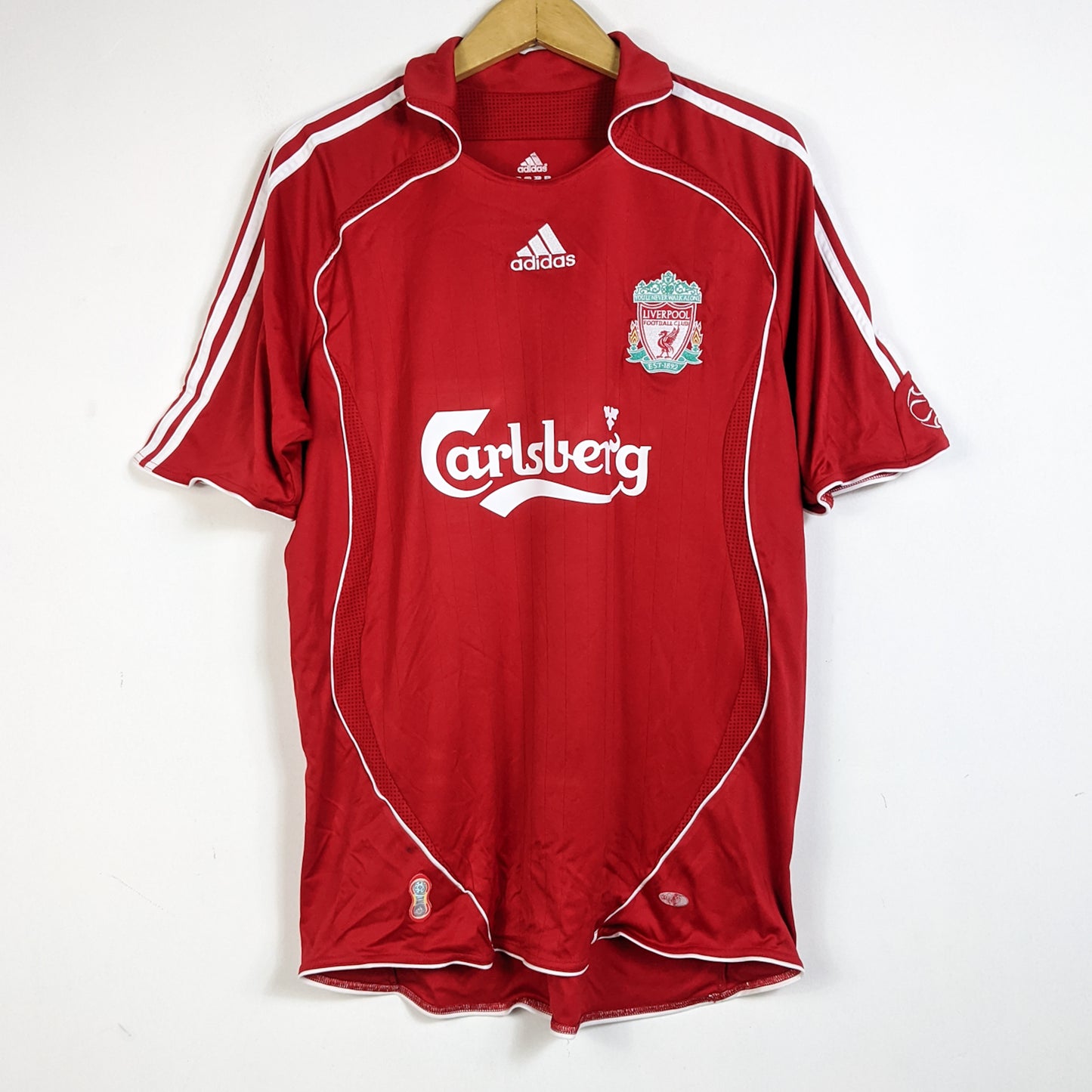 Original Liverpool 2006/07 Home - Kewell #10 Size L