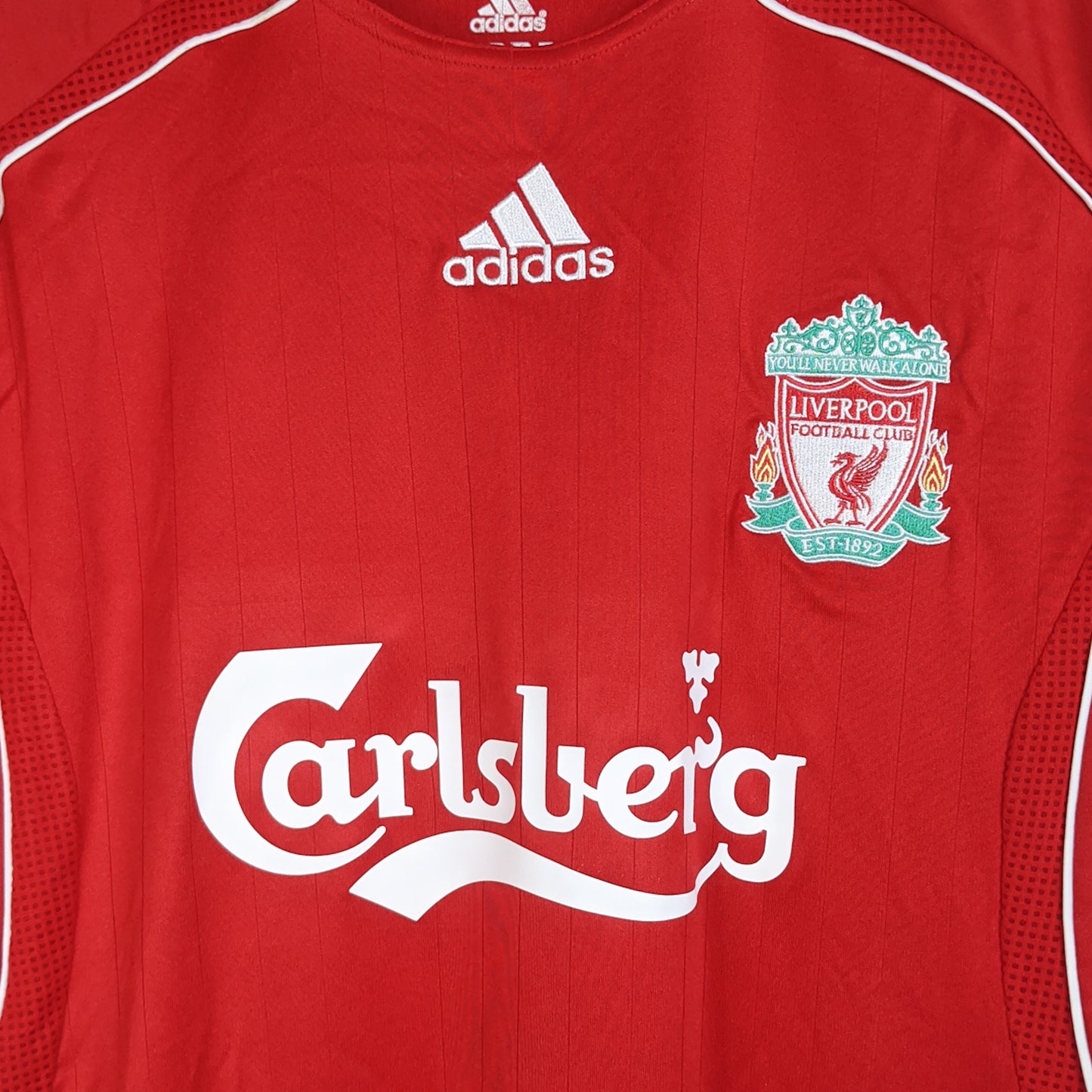 Original Liverpool 2006/07 Home - Kewell #10 Size L