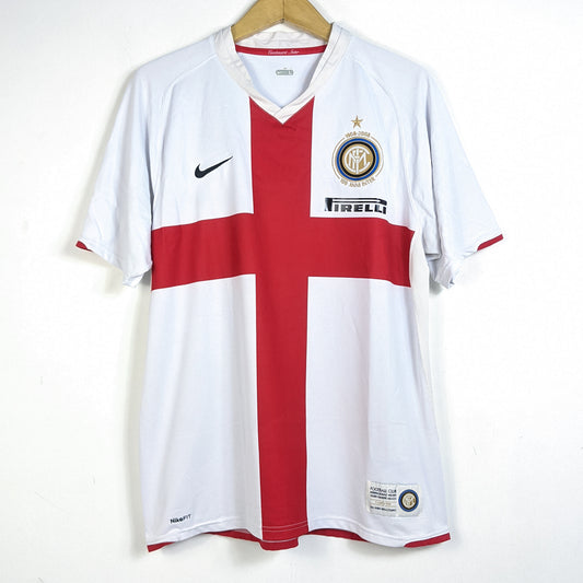 Original Inter 2007/08 Away Centenary - Ibrahimovic #8 Size L