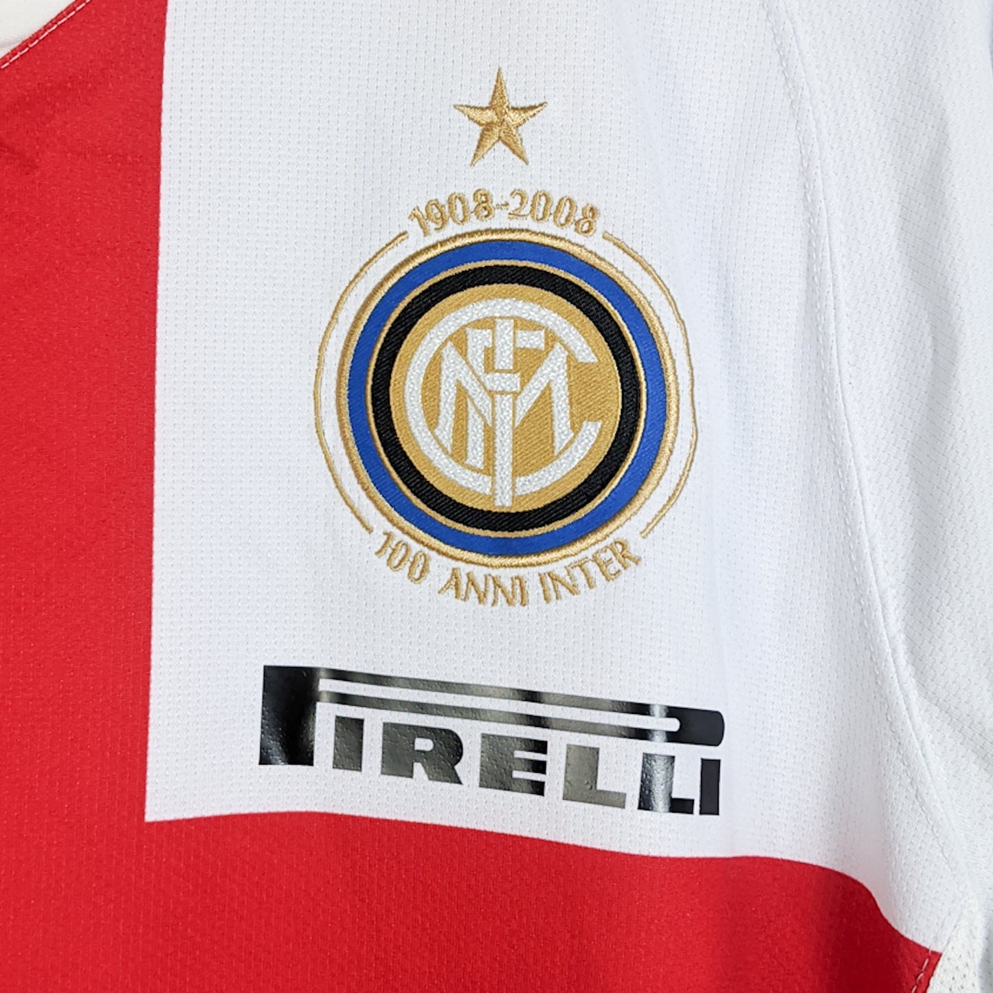 Original Inter 2007/08 Away Centenary - Ibrahimovic #8 Size L