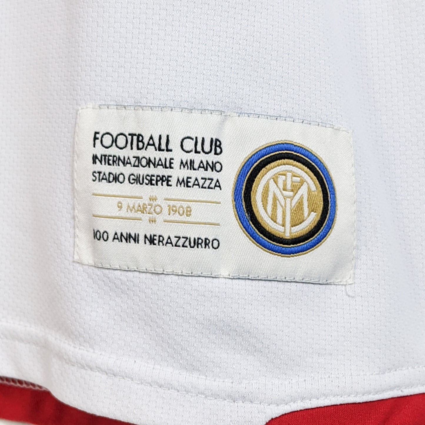 Original Inter 2007/08 Away Centenary - Ibrahimovic #8 Size L