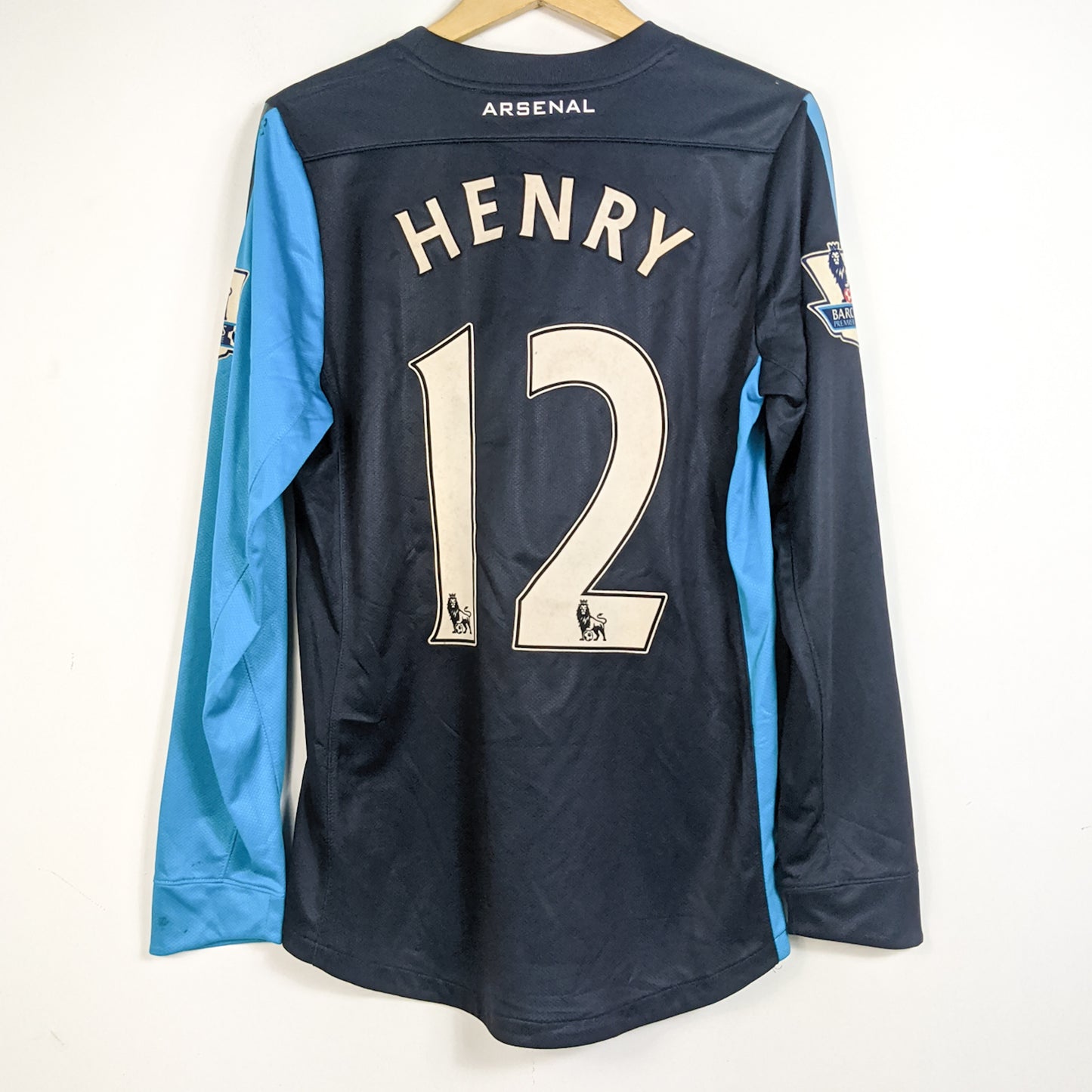 Original Arsenal 2011/12 Away - Henry #12 Size M (Long sleeve) (Player Issue) (Bnwt)