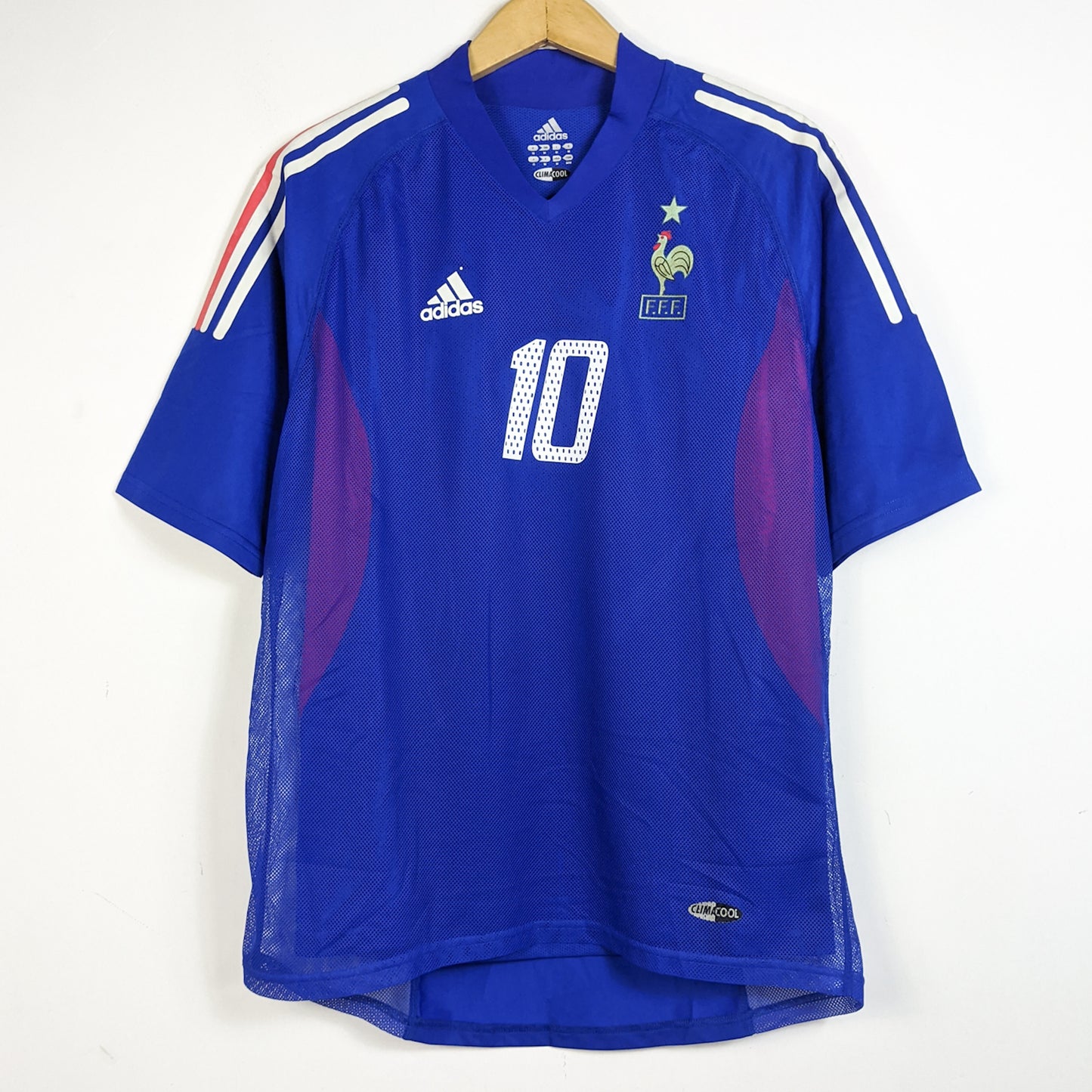 Original France 2002 Home - Zidane 10 Size M (Player Issue)