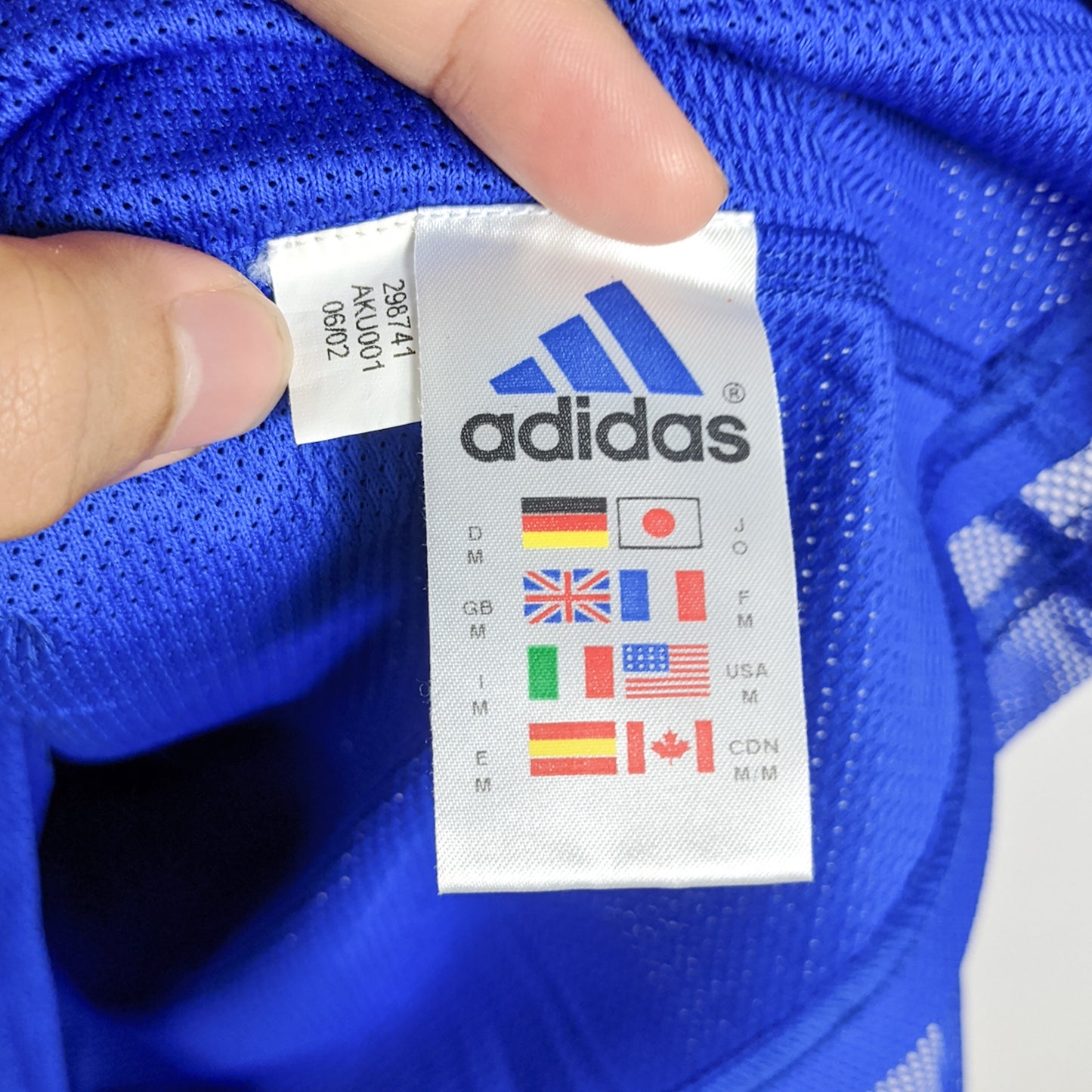 Original France 2002 Home - Zidane 10 Size M (Player Issue)