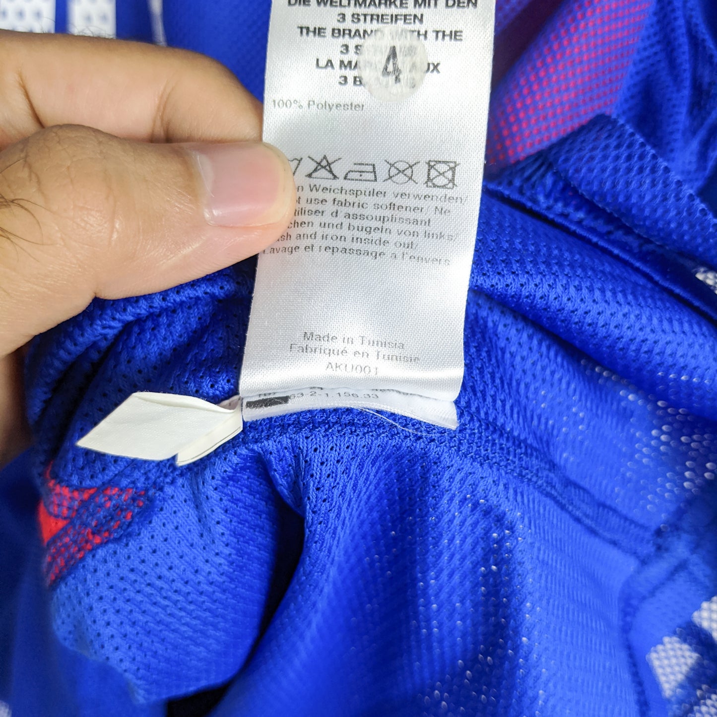 Original France 2002 Home - Zidane 10 Size M (Player Issue)