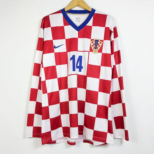 Original Croatia 2008/09 Home - Modric #14 Size XXL (Long sleeve) (Player Issue)