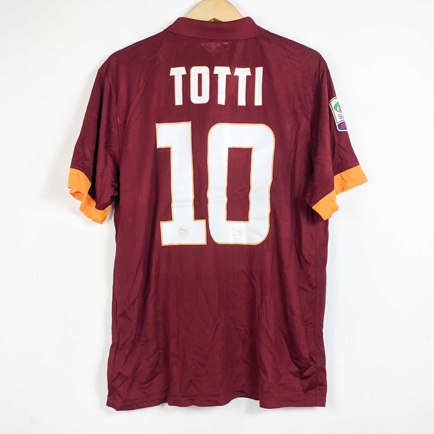 Original Roma 2014/15 Home - Totti #10 Size XL
