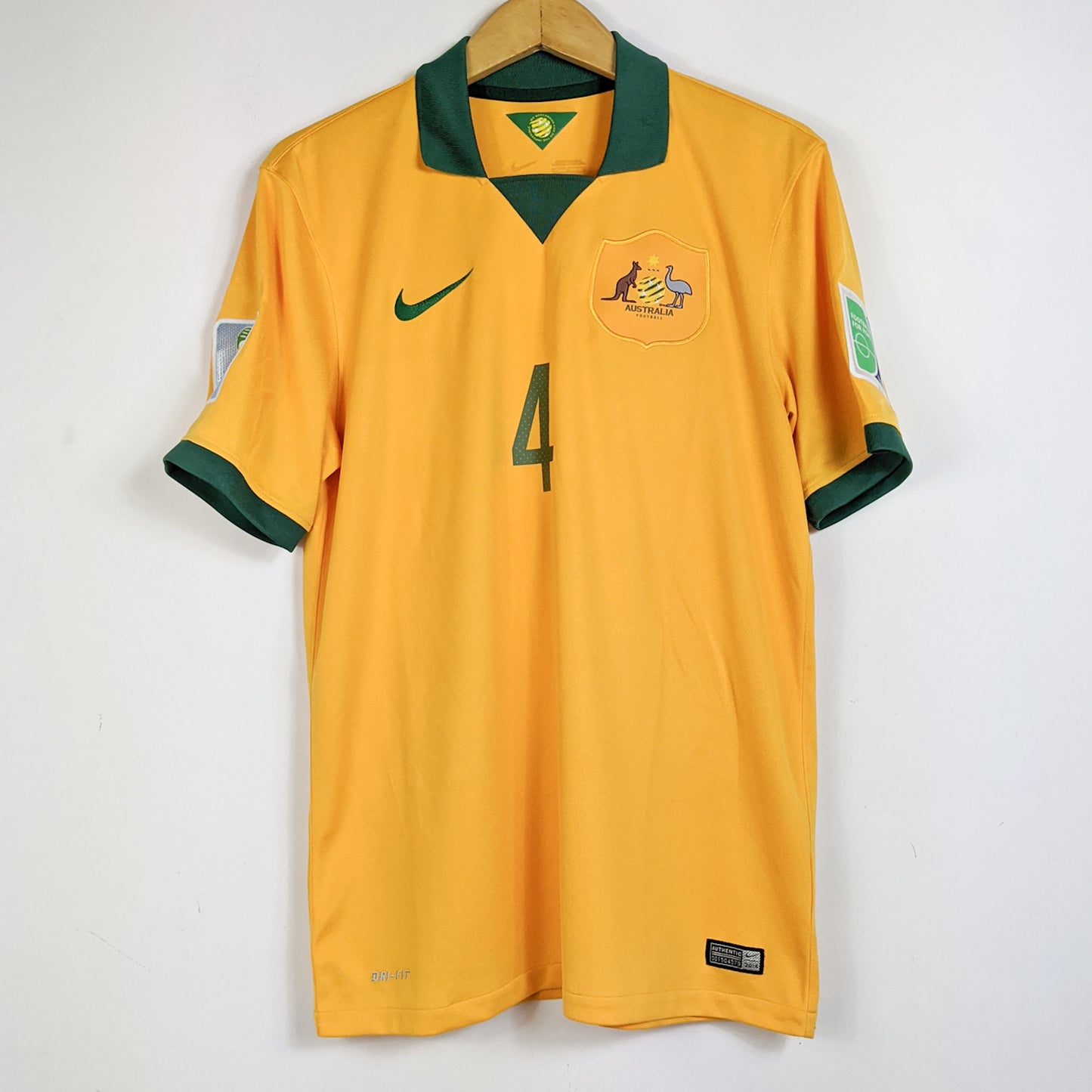 Original Australia 2014/15 Home - Cahill #4 Size M