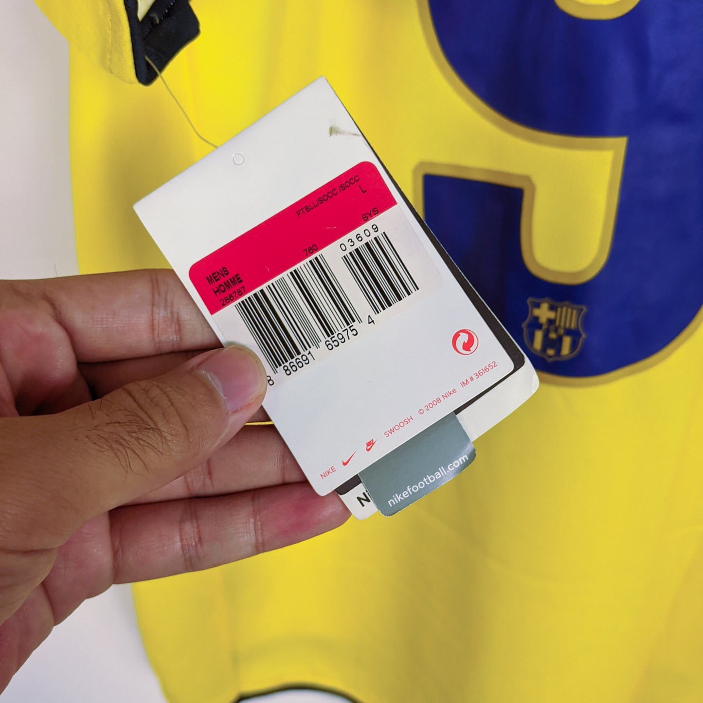 Original Barcelona 2008/09 Away - Eto'o #9 Size L (Bnwt)