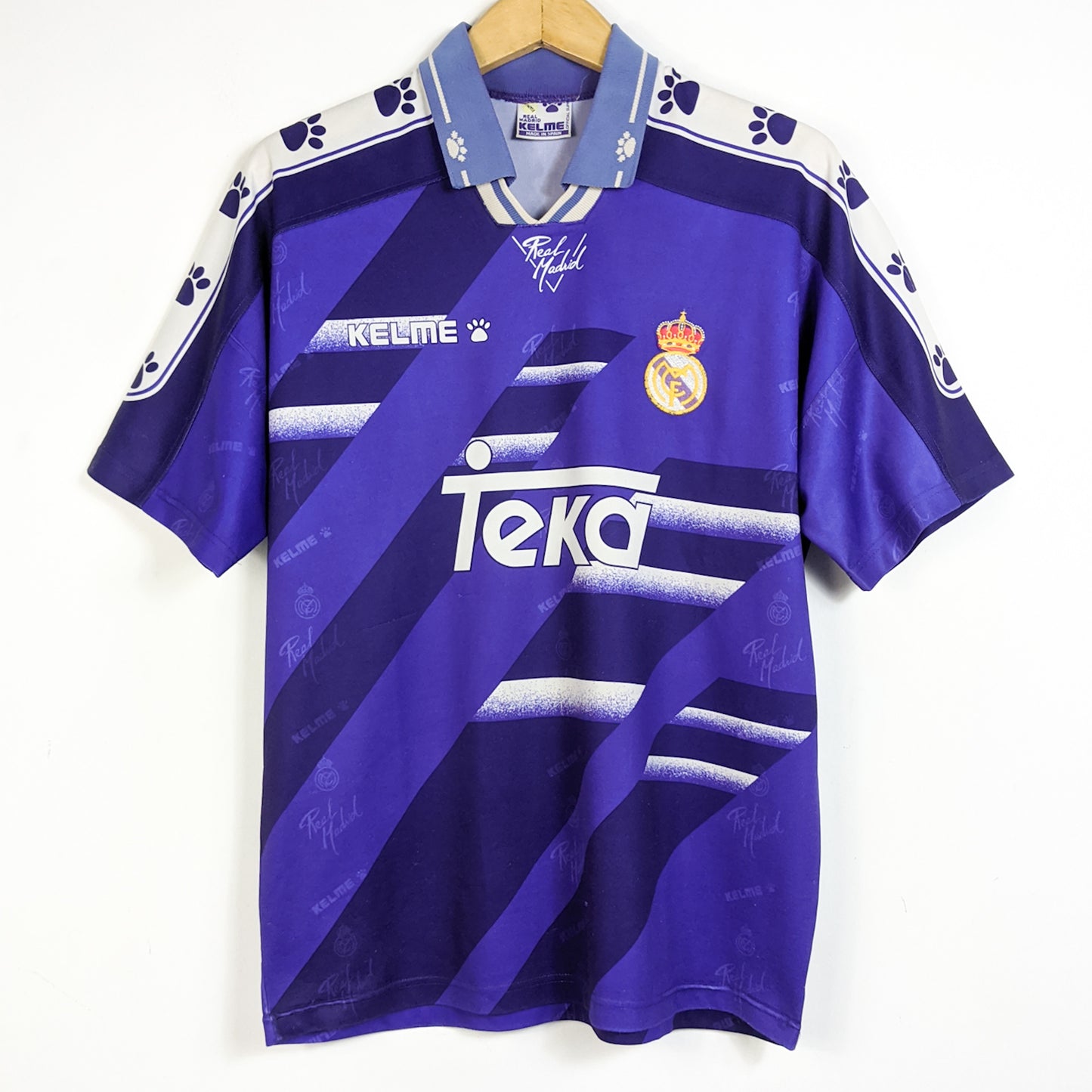 Original Real Madrid 1994/96 Away - Zamorano #10 Size L