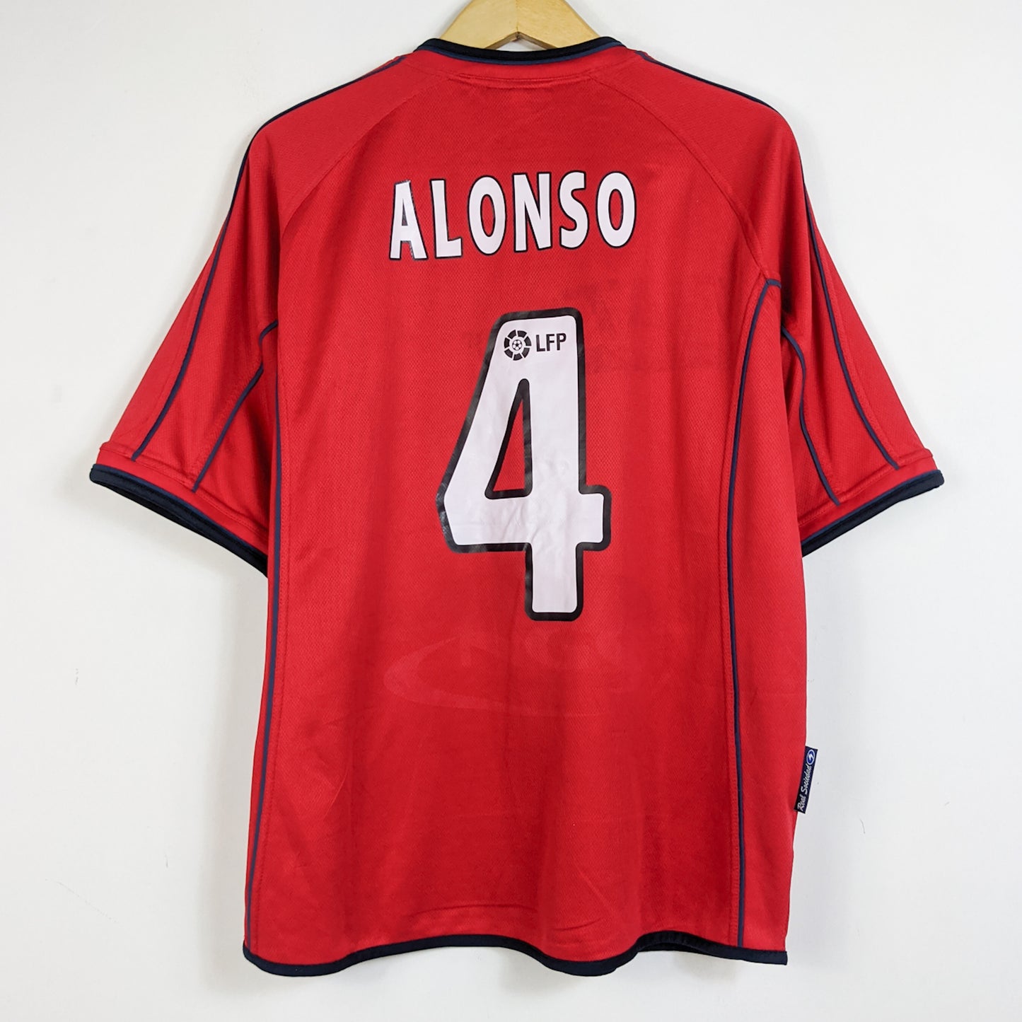 Original Real Sociedad 2003/04 Away - Alonso #4 Size XL