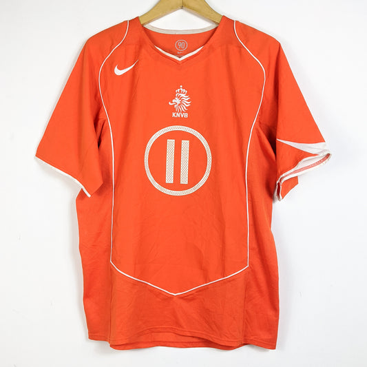 Original Netherlands 2004/06 Home - Robben #11 Size M