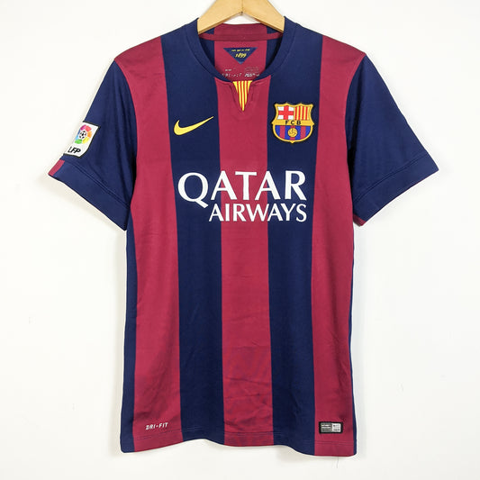 Original Barcelona 2014/15 Home - Suarez #9 Size S